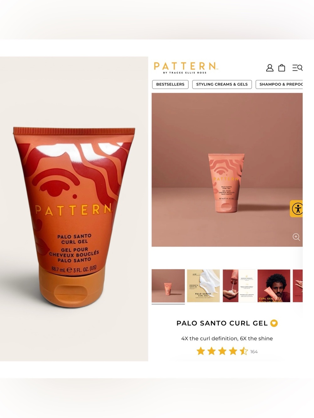 PATTERN Beauty by Tracee Ellis Ross Palo Santo Curl Gel (3 fl. oz.)